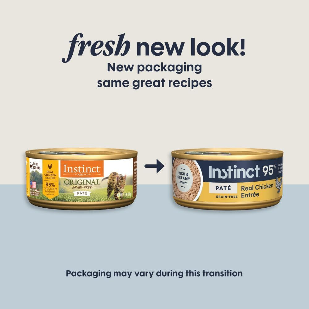 Original Grain Free Real Chicken Recipe Natural Wet Canned Cat Food, 5.5 Ounce (Pack of 12)