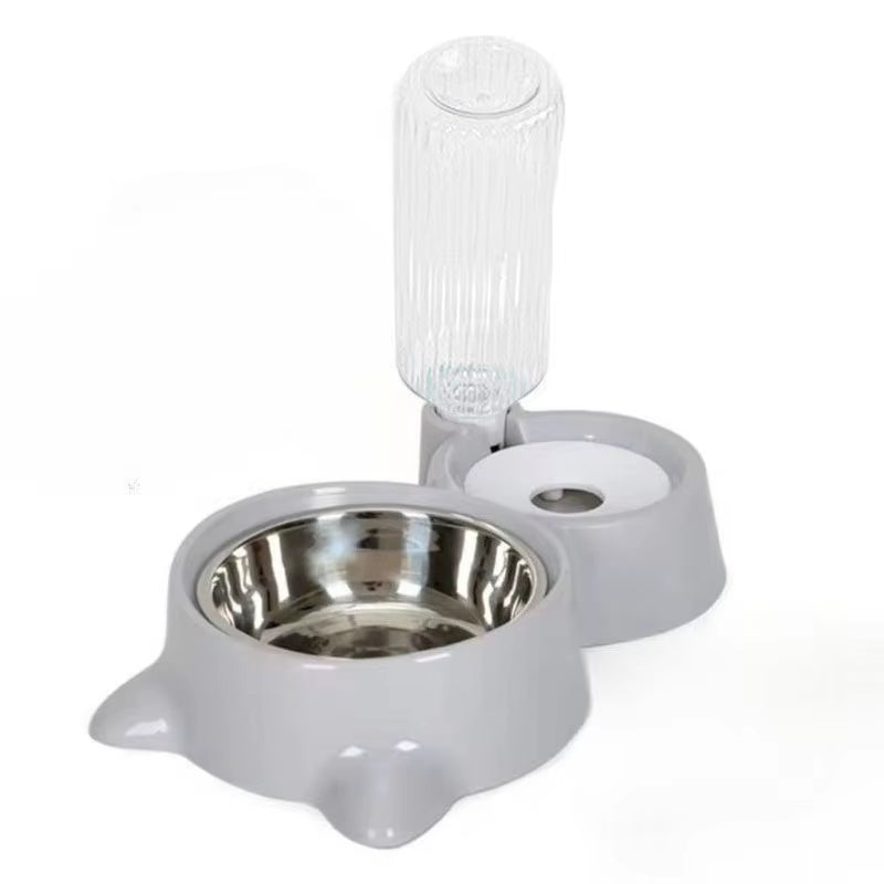 Pet Water Dispenser for Cats and Dogs Automatic Water Storage Pet Food Bowl Food Container with Waterer Pet Supplies