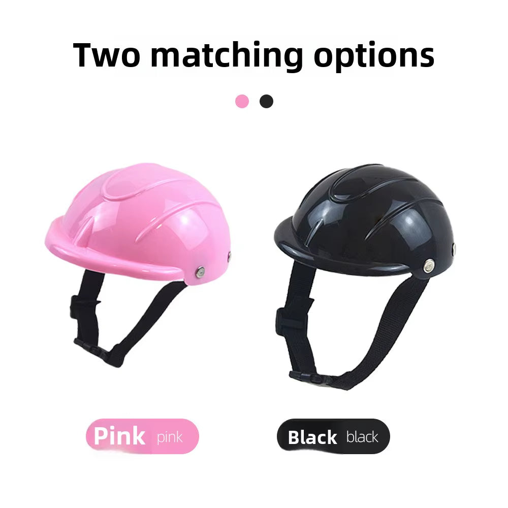 New Pet Hard Hat Helmet Cat Dog Headgear Pet Locomotive Hat Headgear Pet Toy Hat Pet Helmet